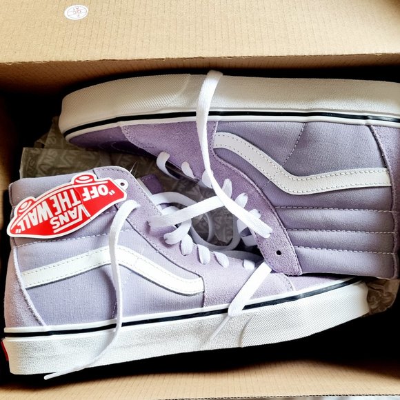 Vans SK8-HI in Languid Lavender + True White UK 5 EUR 38 Womens US 7.5 Mens US 6 - Picture 15 of 16